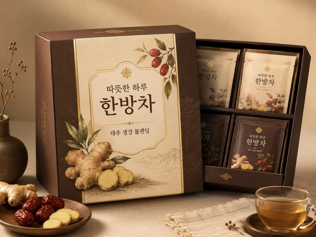 한방차 패키지 이미지